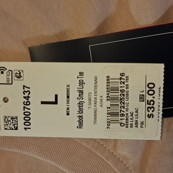 REEBOK MEN'S T-SHIRTS SIZE LARGE - Picture 2 of 4